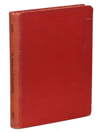 Item #00009605 The Philosophy of Anaxagoras; An Attempt at Reconstruction. Felix M. Cleve