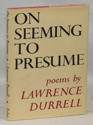 Item #00009700 On Seeming to Presume. Lawrence Durrell