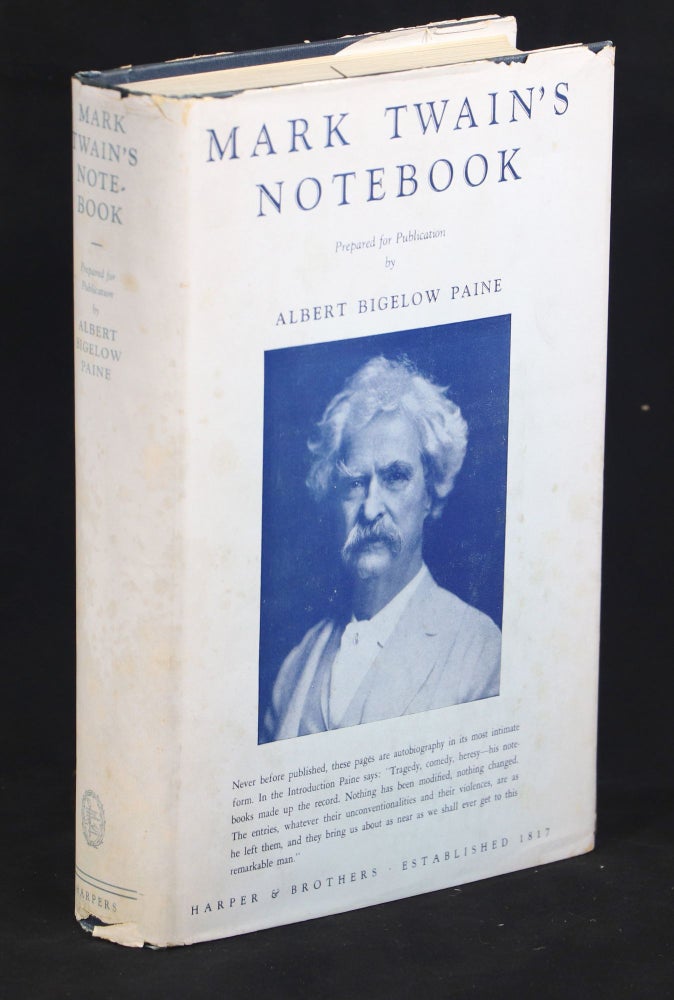 Item #00009809 Mark Twain's Notebook. Mark Twain, Albert Bigelow Paine, Samuel L. Clemens, Ed.