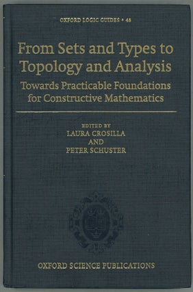 Item #00009917 From Sets and Types to Topology and Analysis; Towards Practicable Foundations for...