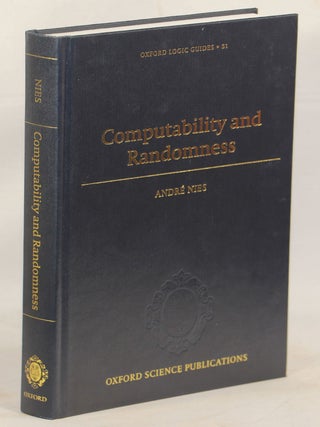 Item #00009930 Computability and Randomness. Andre Nies