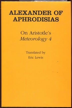 Item #00009949 On Aristotle's Meteorology 4. Alexander of Aphrodisias