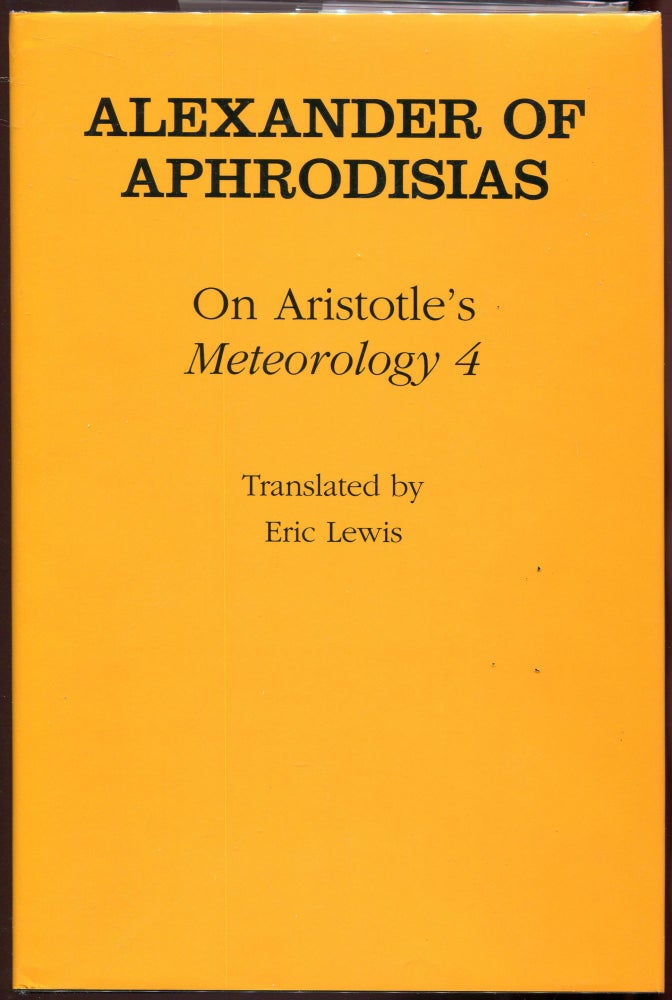 Item #00009949 On Aristotle's Meteorology 4. Alexander of Aphrodisias.
