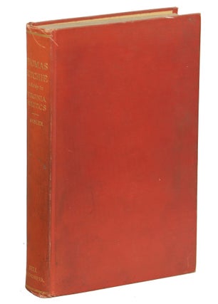 Item #00009991 Thomas Ritchie; A Study in Virginia Politics. Charles Henry Ambler